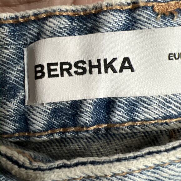 Bershka Boyfriend Wide Legs Jeans Womens Size 12 New $79 - Picture 10 of 15